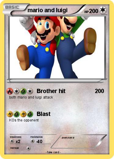 Pokemon mario and luigi