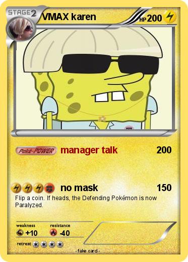 Pokemon VMAX karen