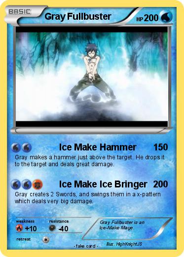 Pokemon Gray Fullbuster