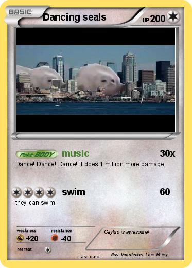 Pokemon Dancing seals