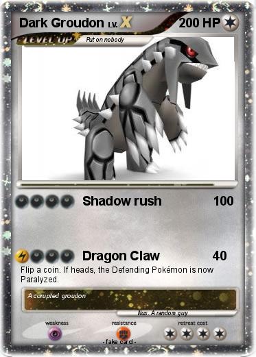 Pokemon Dark Groudon
