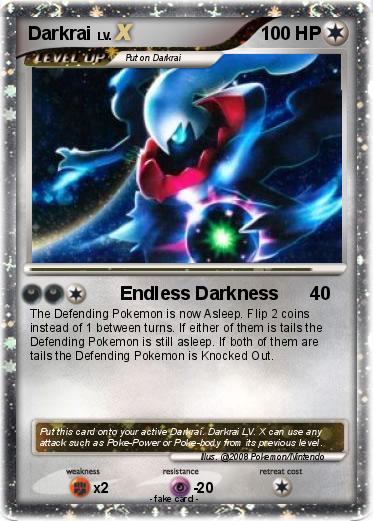 Pokemon Darkrai Pokemon Darkrai