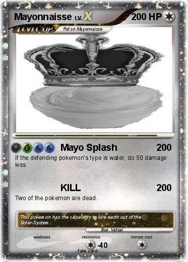 Pokemon Mayonnaisse