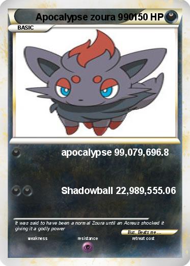 Pokemon Apocalypse zoura 990