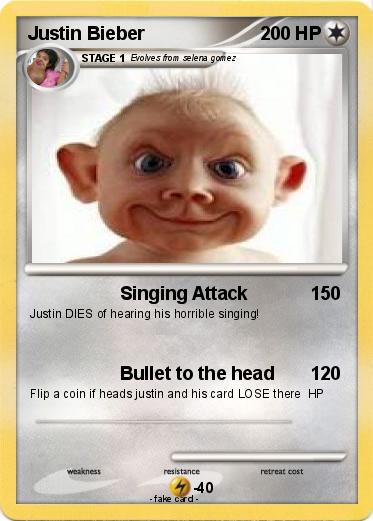 Pokemon Justin Bieber