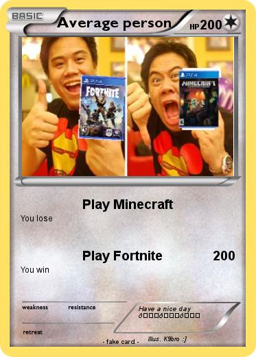 Pokemon Average person