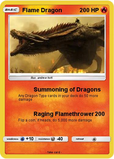 Pokemon Flame Dragon