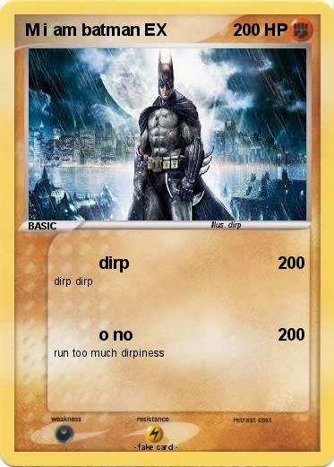 Pokemon M i am batman EX