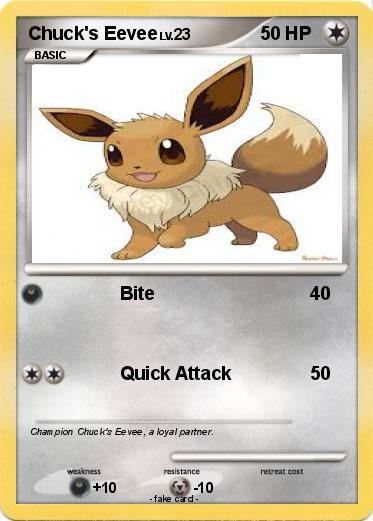 Pokemon Chuck's Eevee
