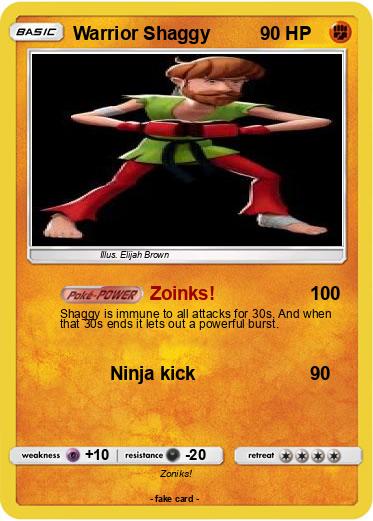 Pokemon Warrior Shaggy