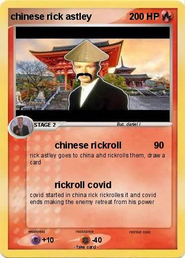 Pokemon chinese rick astley