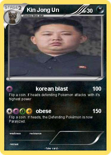 Pokemon Kin Jong Un