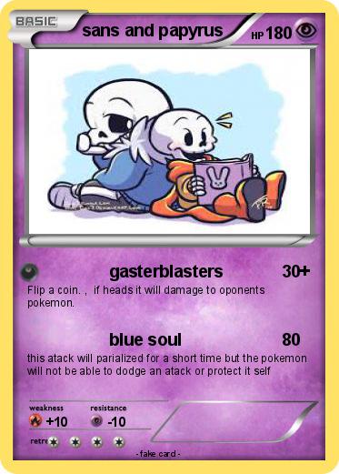 Pokemon sans and papyrus