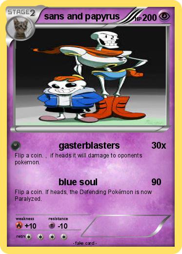 Pokemon sans and papyrus