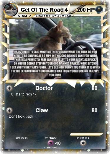 Pokemon Get Of The Road 4