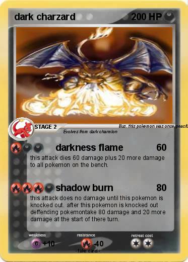 Pokemon dark charzard