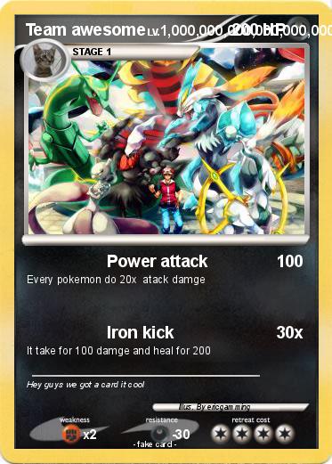 Pokemon Team awesome