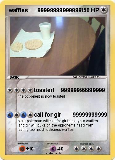 Pokemon waffles      99999999999999