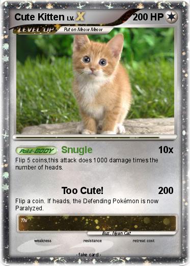 Pokemon Cute Kitten