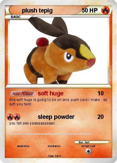 Pokemon plush tepig