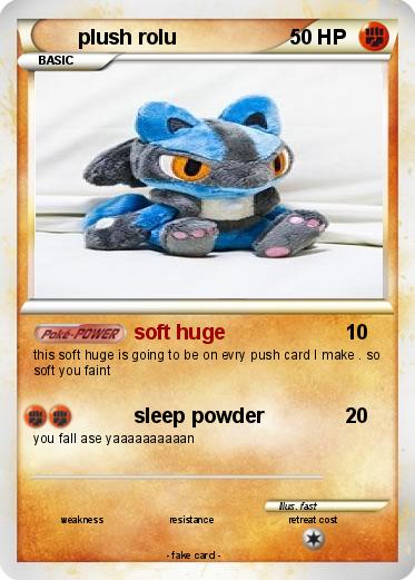 Pokemon plush rolu