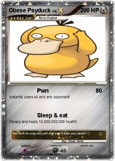 Pokemon Obese Psyduck