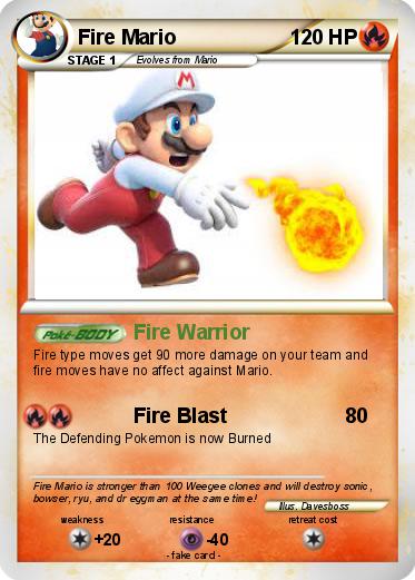 Pokemon Fire Mario