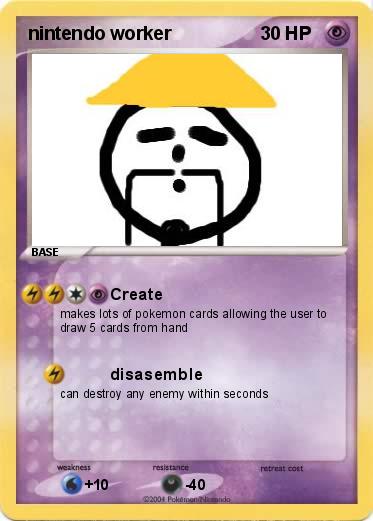 Pokemon nintendo worker