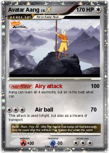 Pokemon Avatar Aang