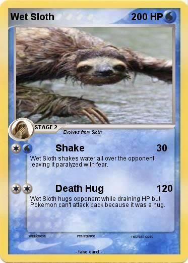 Pokemon Wet Sloth