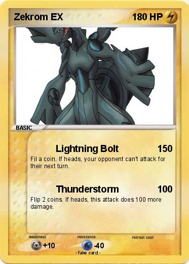 Pokemon Zekrom EX