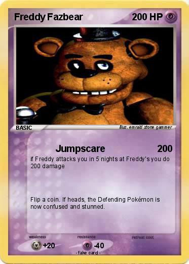 Pokemon Freddy Fazbear