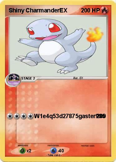 Pokemon Shiny CharmanderEX