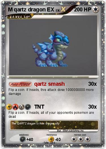 Pokemon M qartz dragon EX