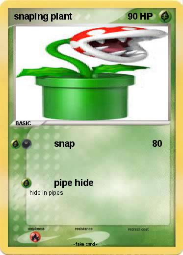 Pokemon snaping plant