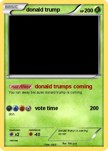 Pokemon donald trump