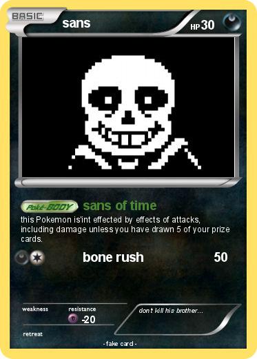 Pokemon sans