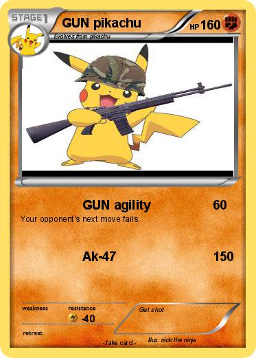 Pokemon GUN pikachu