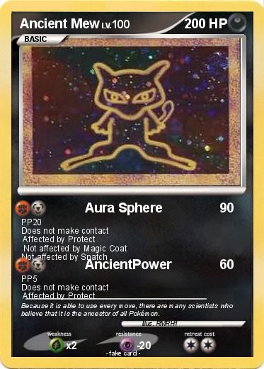 Pokemon Ancient Mew