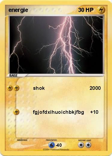 Pokemon energie