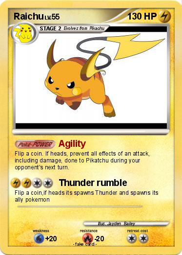 Pokemon Raichu