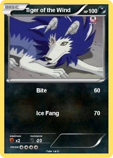 Pokemon Tiger of the Wind