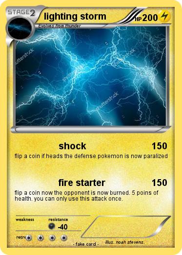 Pokemon lighting storm