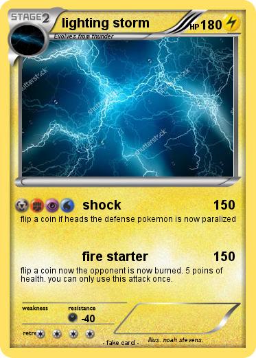 Pokemon lighting storm