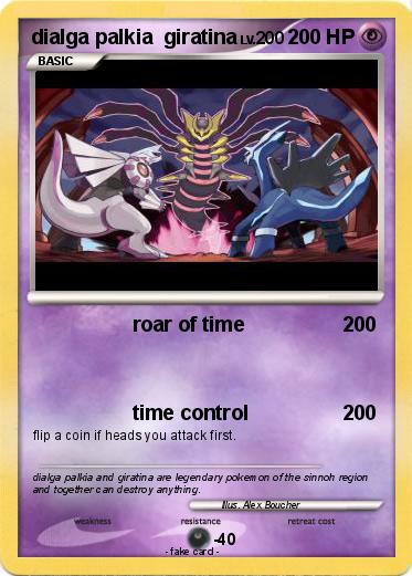Pokemon dialga palkia  giratina