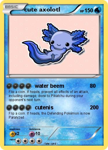 Pokemon cute axolotl