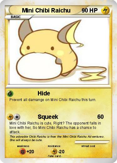 Pokemon Mini Chibi Raichu