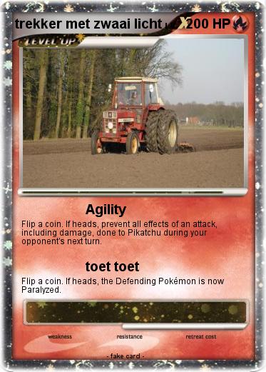 Pokemon trekker met zwaai licht