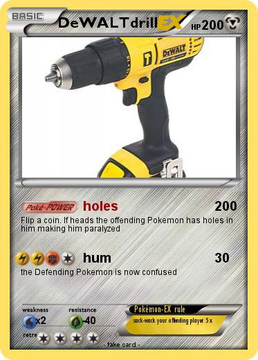 Pokemon DeWALTdrill