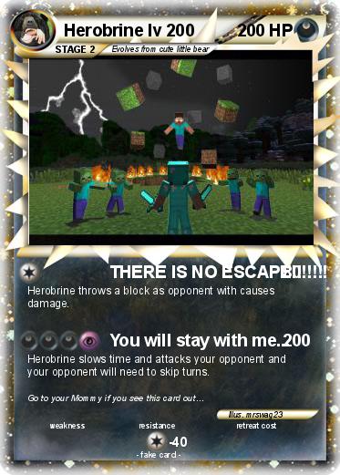 Pokemon Herobrine lv 200